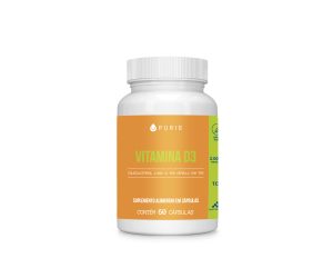 VITAMINA D3 PURIS 500MG C/60 CAPSULAS