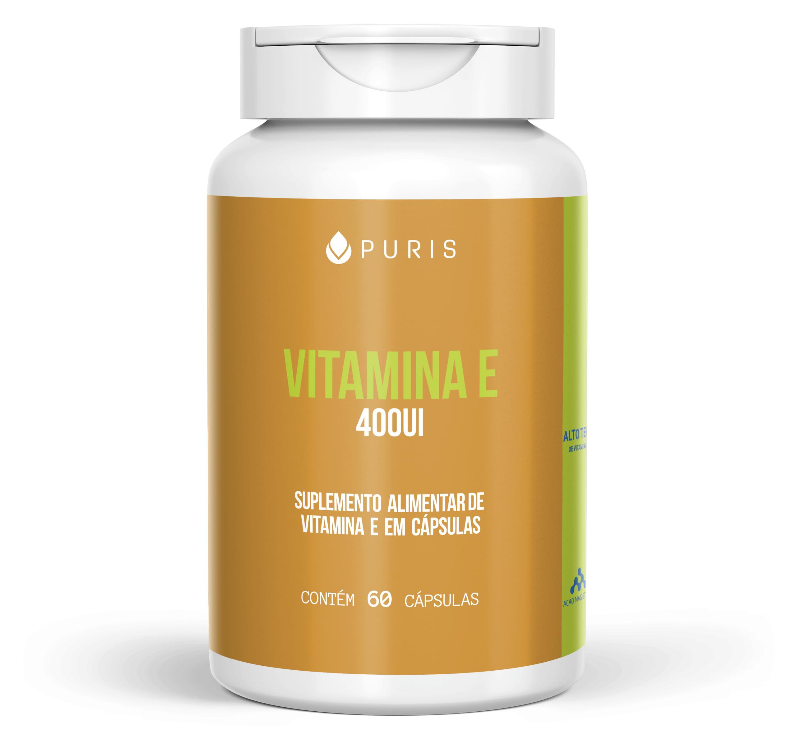 VITAMINA E 400UI C/60 CAPS PURIS